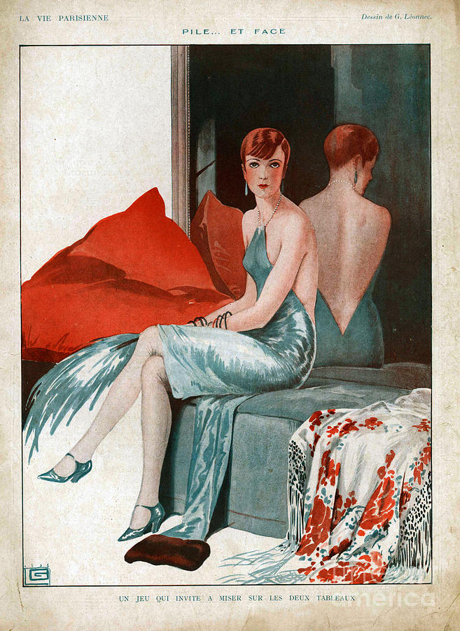 La Vie Parisienne 1927 1920s France Cc Drawing by The Advertising ...