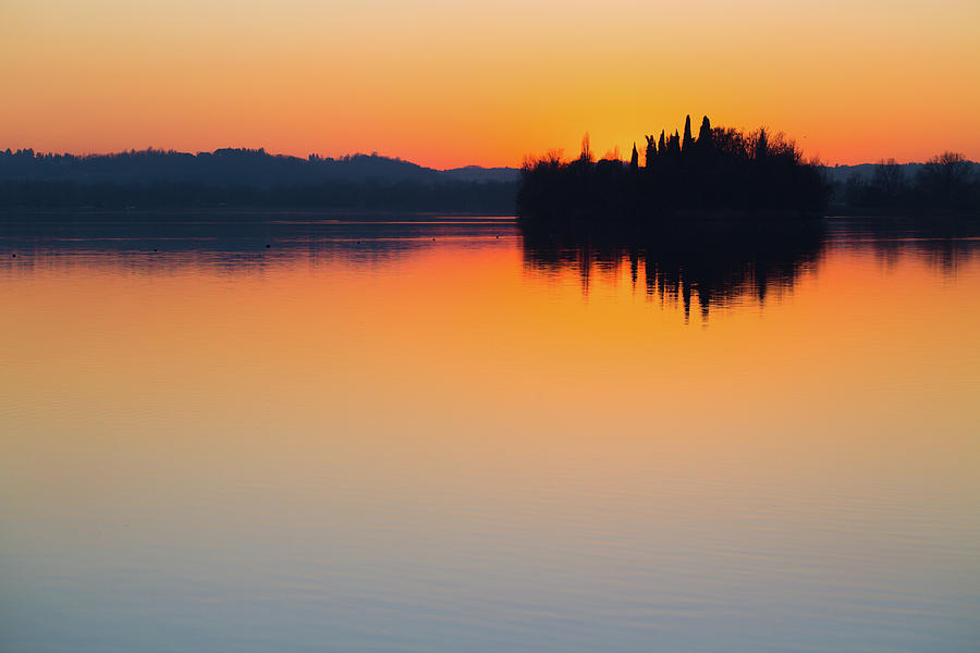Lake Sunset #7 Photograph by Deimagine