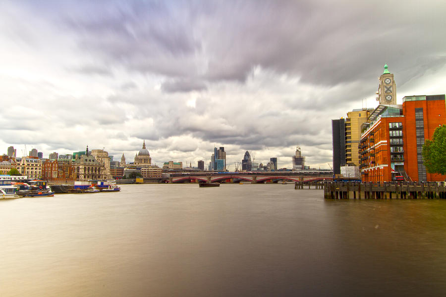 London  Skyline Waterloo  Bridge  #7 Photograph by David French