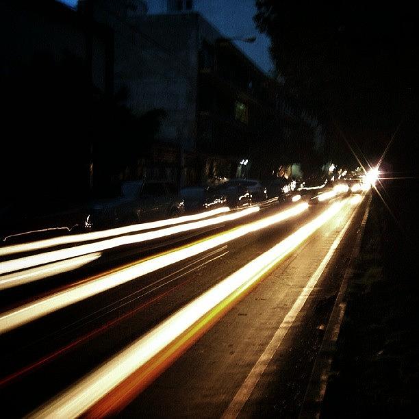 Car Photograph - #longexposure #motionblur #light #night #7 by Joe Giampaoli