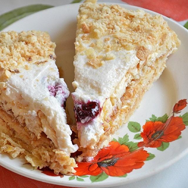 Food Photograph - Kremlin Cake 2 by Marina Peskova