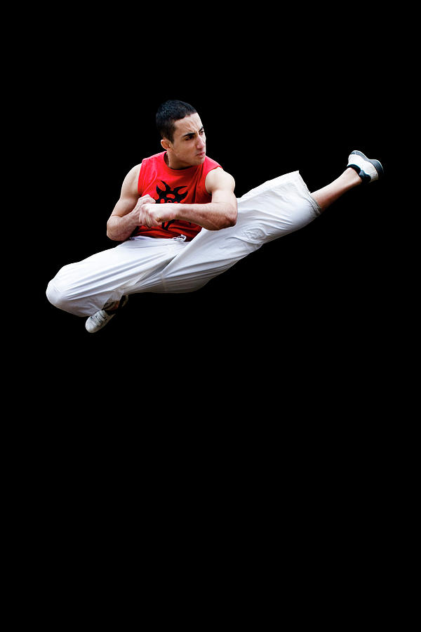 Martial Arts Kick Photograph by Gustoimages/science Photo Library