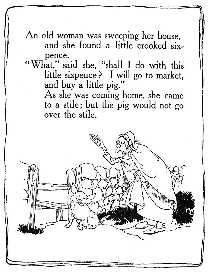 Mother Goose, 1913 #7 Drawing by Granger