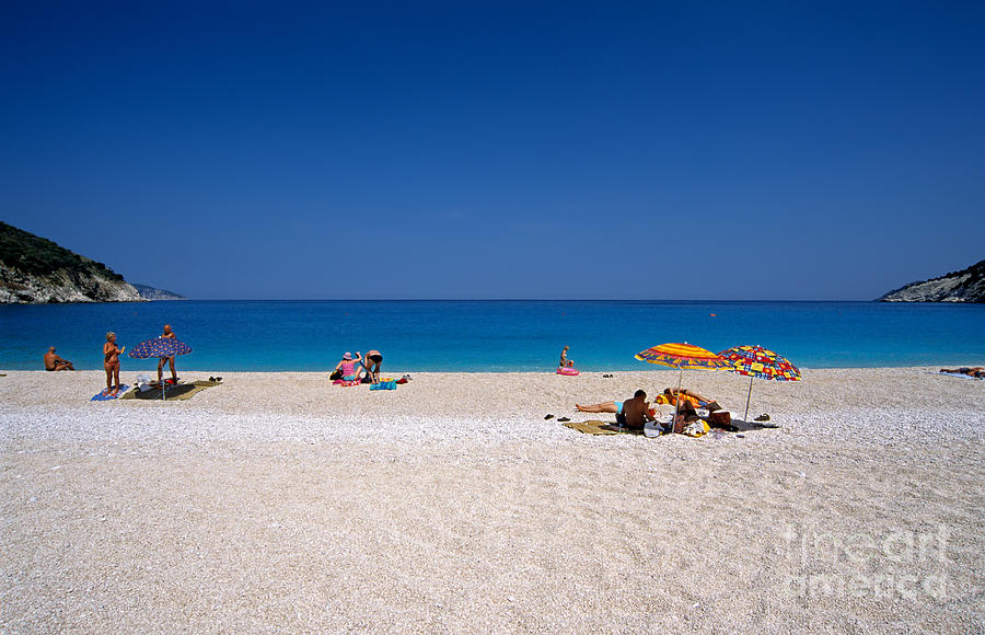 Myrtos beach #5 Photograph by George Atsametakis