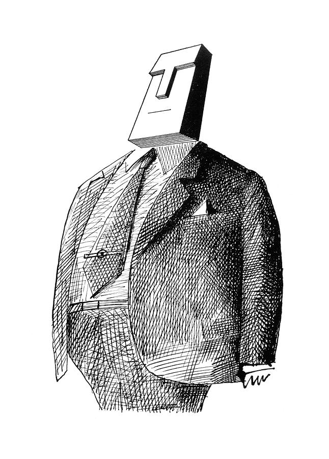 New Yorker May 5th, 1962 #7 Drawing by Saul Steinberg