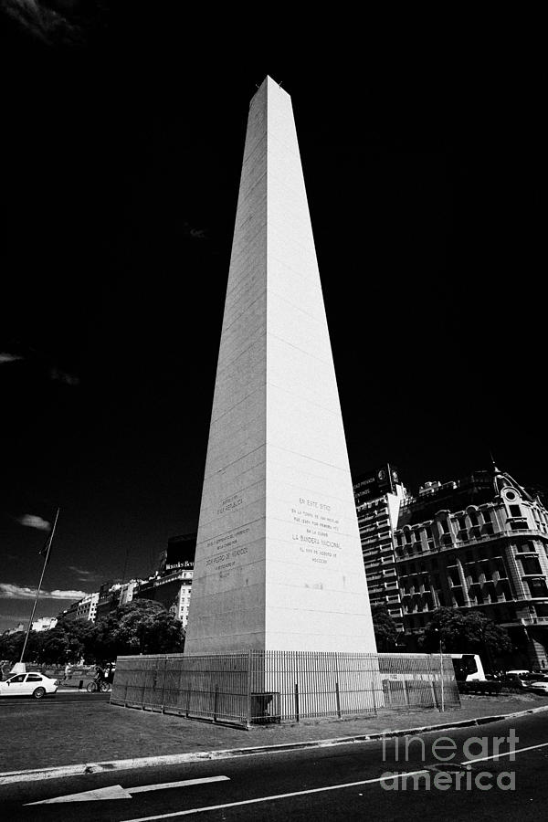 obelisk in plaza de la republica Buenos Aires Argentina Photograph by ...