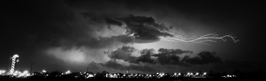Our 1st Severe Thunderstorms in South Central Nebraska Photograph by Dale Kaminski