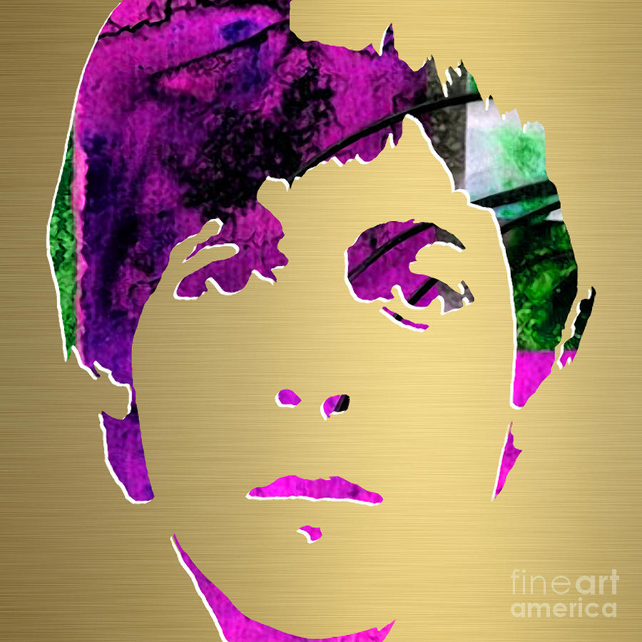 Paul McCartney Gold Series #7 Mixed Media by Marvin Blaine