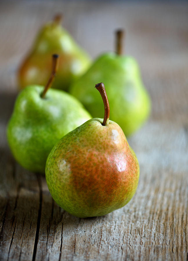 Pear Photograph - Pears by Nailia Schwarz Pear Photograph - Pears by Nailia Schwarz