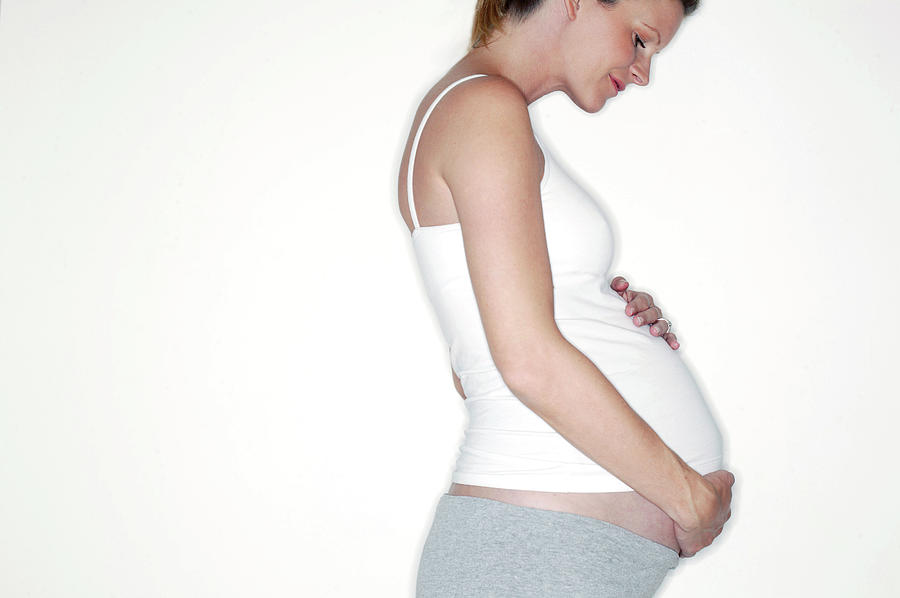 Pregnant Woman #7 Photograph by Ian Hooton/science Photo Library