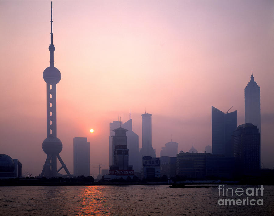 Skyline Photograph - Pudong #7 by Rafael Macia