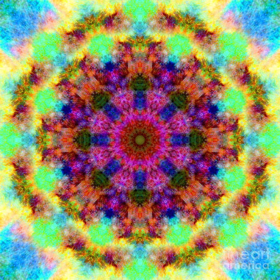 Rainbow Light Mandala Photograph by Susan Bloom - Fine Art America