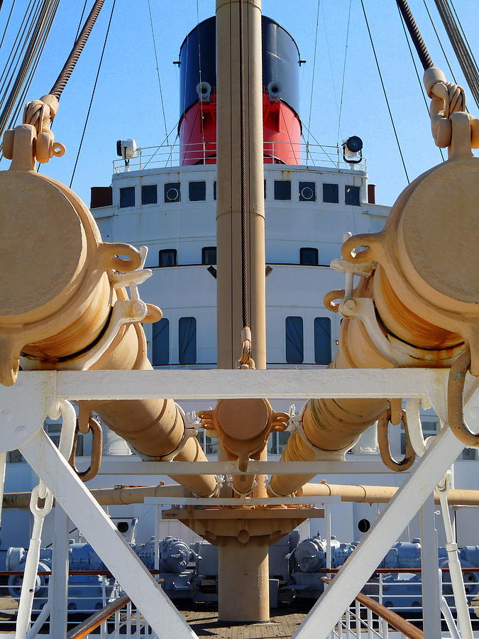 RMS Queen Mary #7 Photograph by Jeff Lowe
