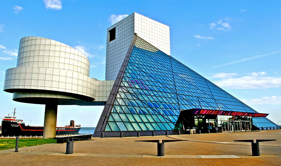 Rock and Roll Hall of Fame Photograph by Frozen in Time Fine Art Photography