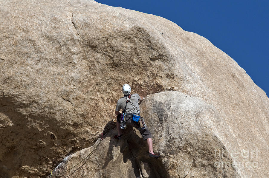 Rock Climber, Joshua Tree Np #7 Photograph by Mark Newman