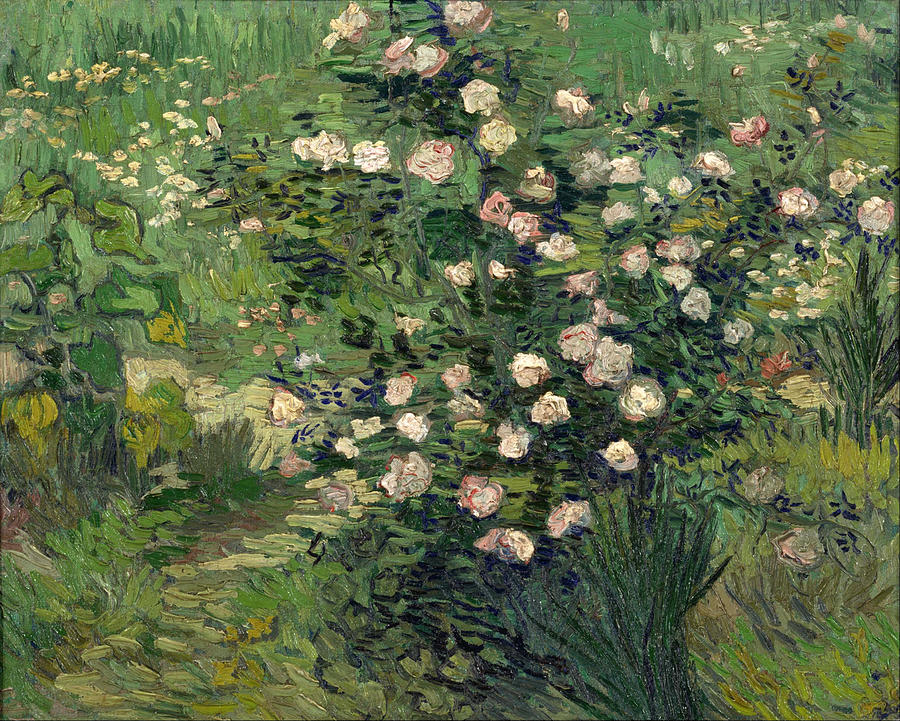 Roses #7 Painting by Vincent van Gogh