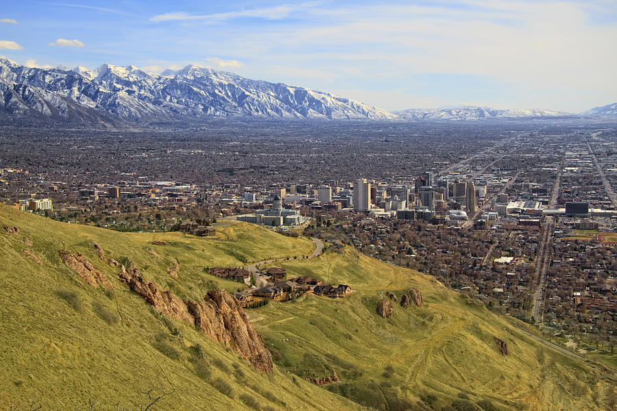 Salt Lake City Skyline Photograph by Douglas Pulsipher Fine Art America
