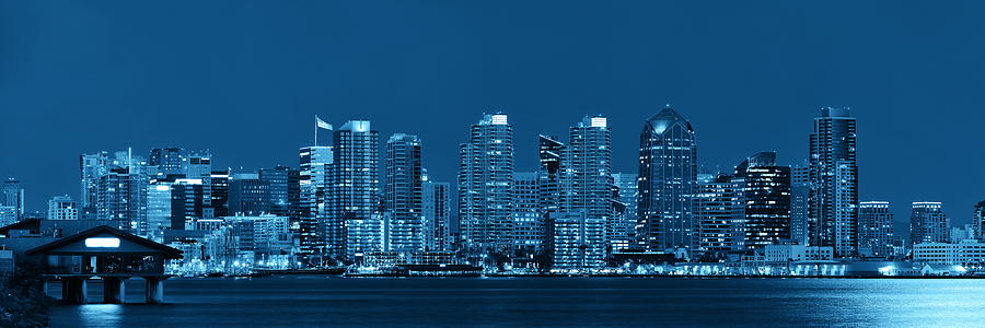 San Diego downtown skyline #7 Photograph by Songquan Deng