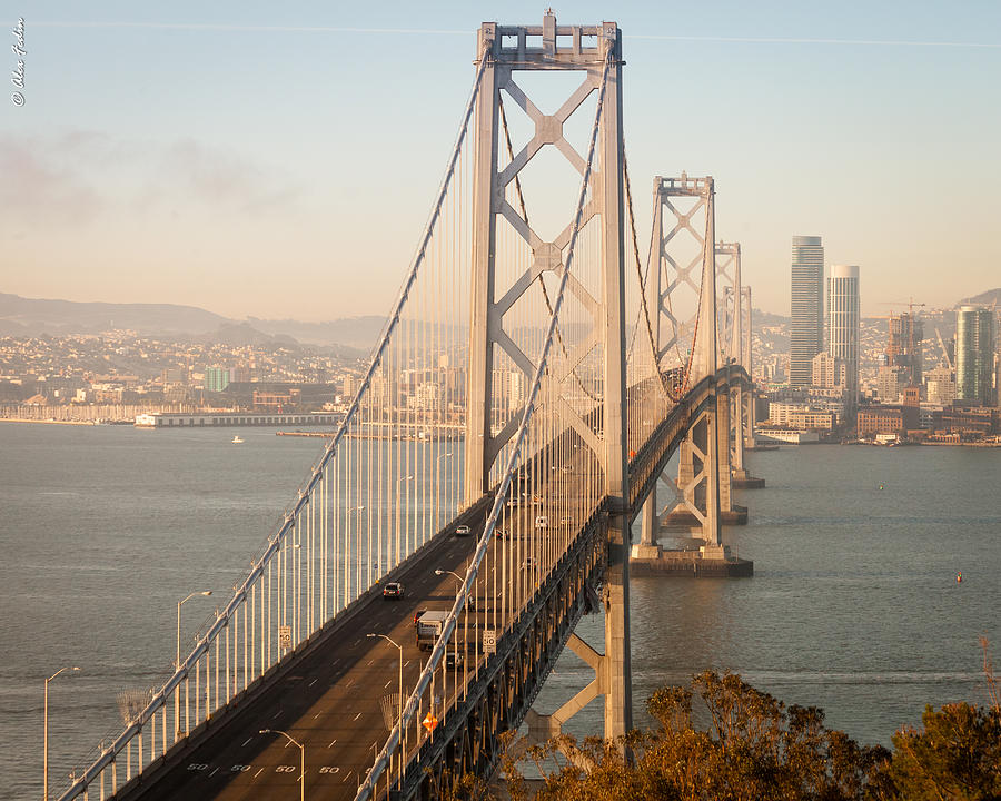 San Francisco Bay Bridge #7 Photograph by Alexander Fedin