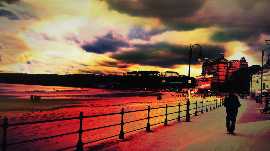 Abstract Photograph - Scarborough England #7 by Chris Drake