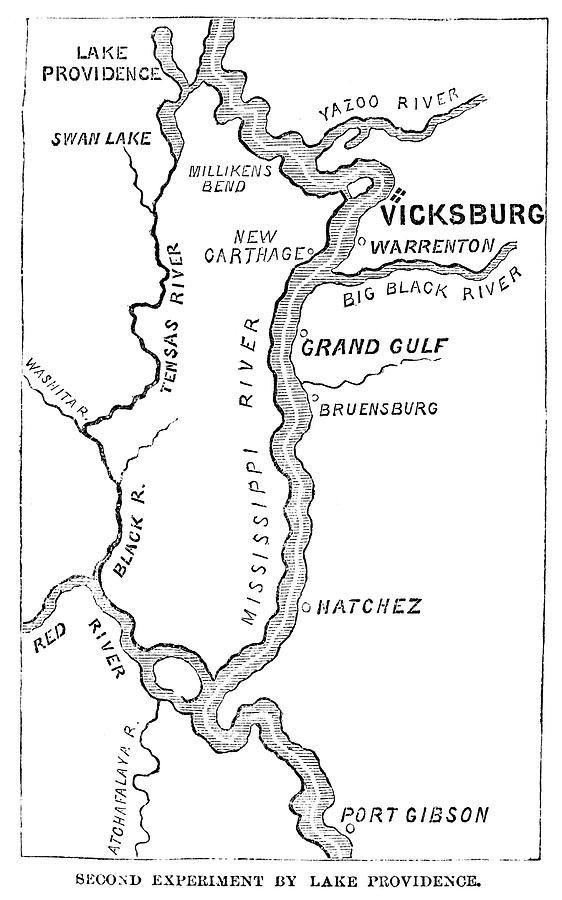 Siege Of Vicksburg, 1863 Painting by Granger - Fine Art America