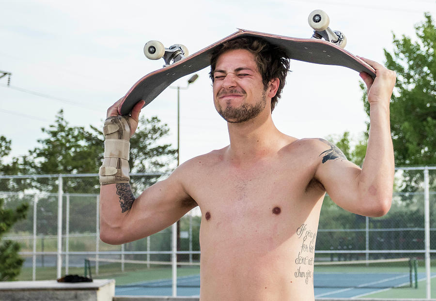 Skateboarding At Rosewood Skatepark Photograph by Ben Girardi - Fine ...