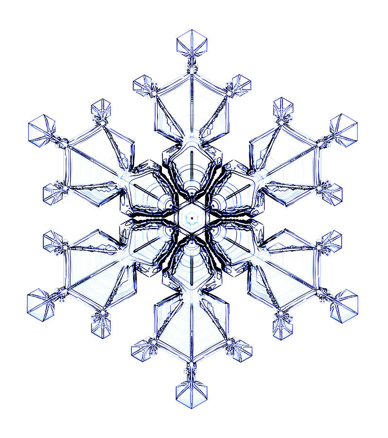 Snowflake #7 Photograph by Kenneth Libbrecht