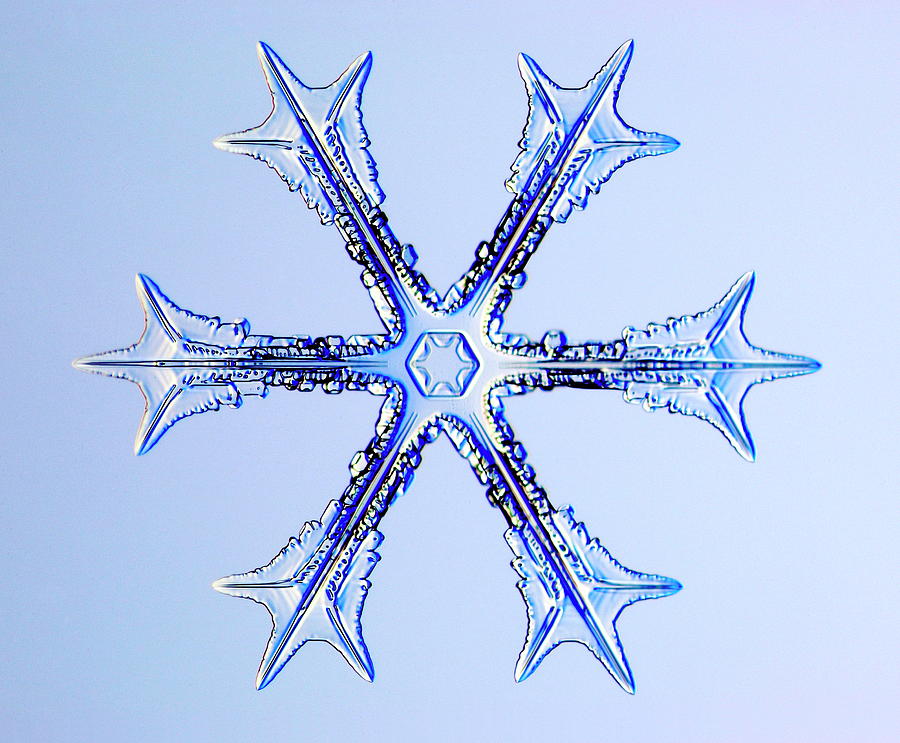 Snowflake #7 Photograph by Kenneth Libbrecht/science Photo Library