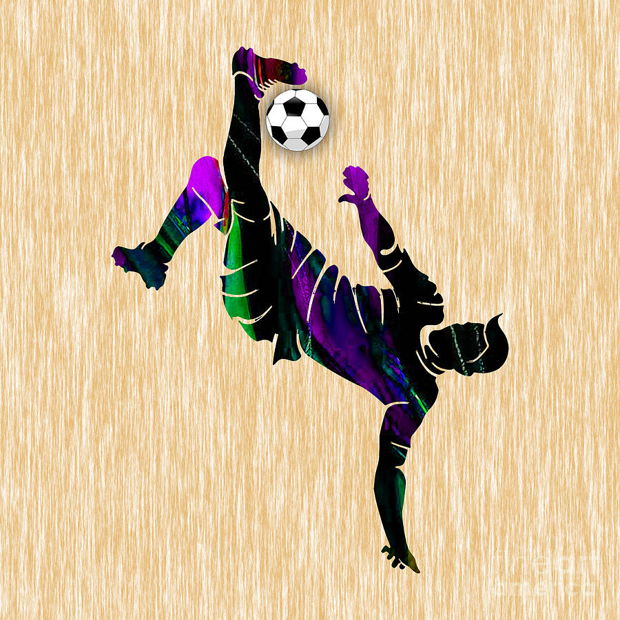 Soccer #7 Mixed Media by Marvin Blaine