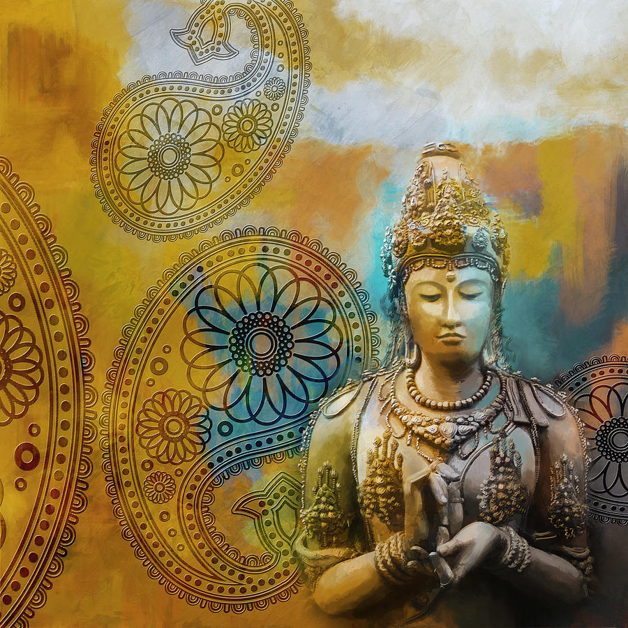 South Asian Art  #7 Painting by Corporate Art Task Force