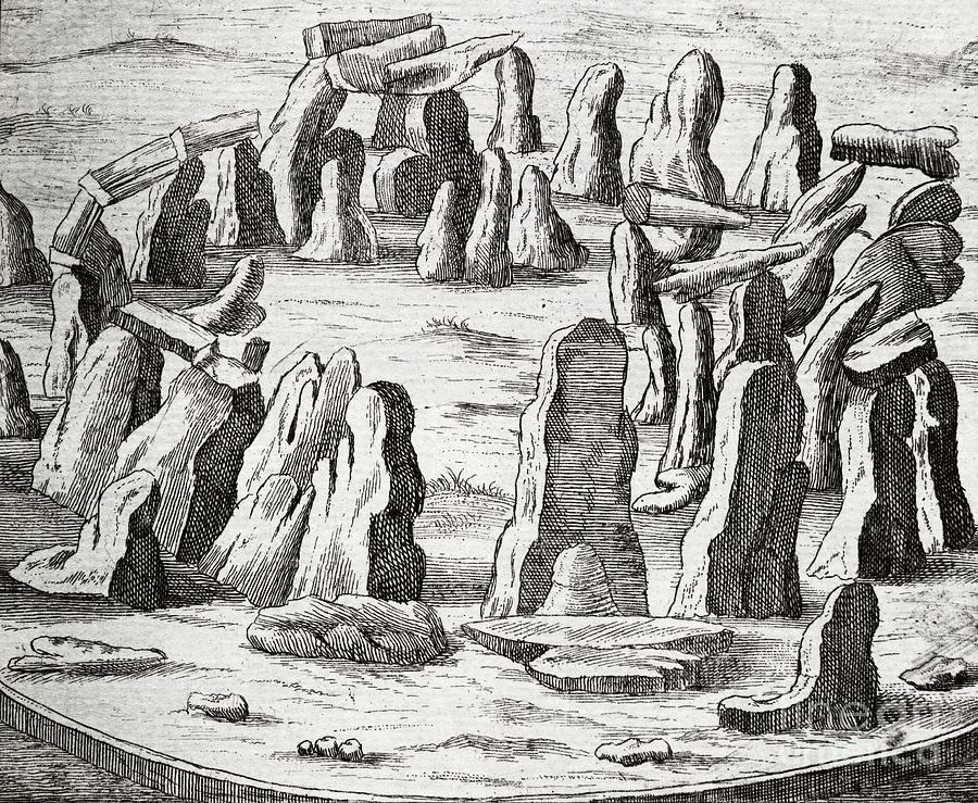 Stonehenge, 17th Century Artwork #7 Photograph by Middle Temple Library