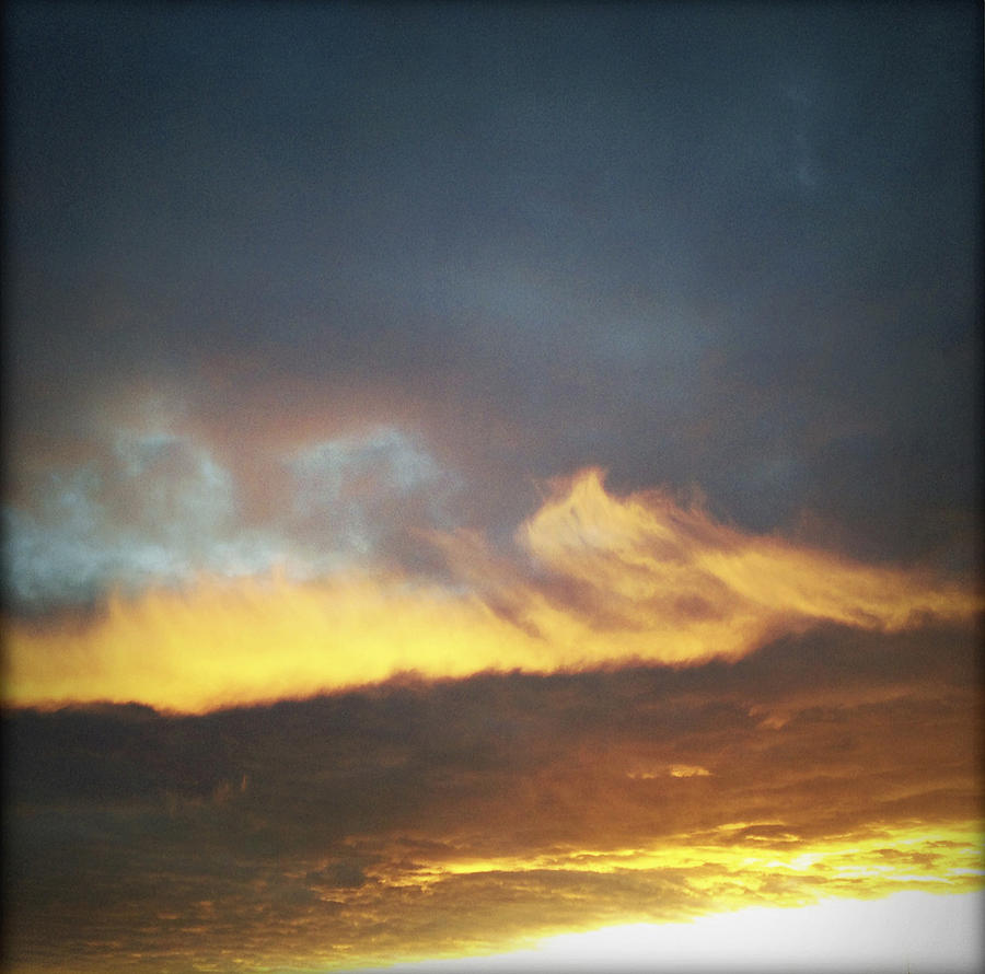 Abstract Photograph - Sunset sky #7 by Les Cunliffe