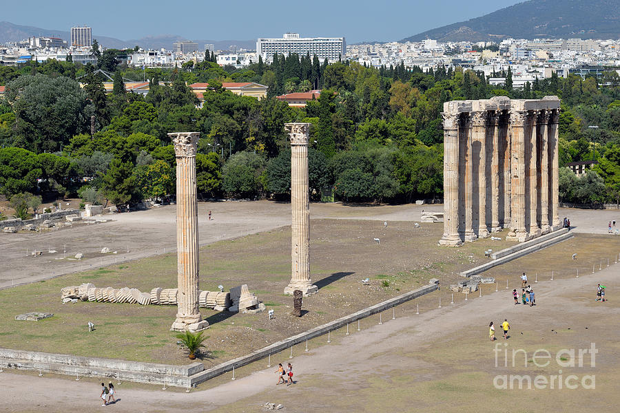 Temple of Olympian Zeus #8 Photograph by George Atsametakis