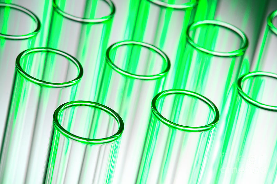 Test Photograph - Test Tubes in Science Research Lab #7 by Science Research Lab