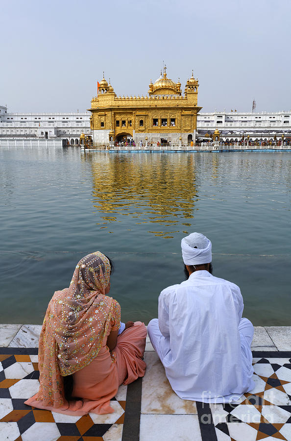 Architecture Photograph - The Golden Temple at Amritsar India #7 by Robert Preston