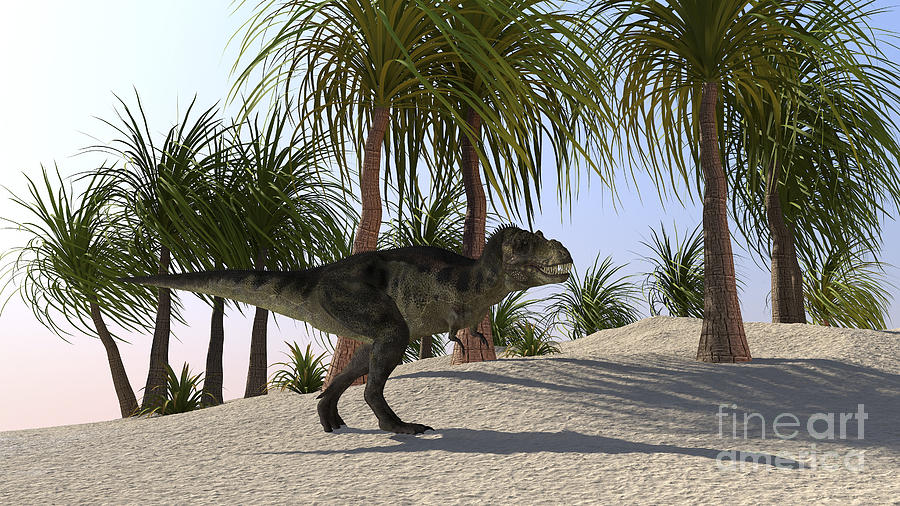 Tyrannosaurus Rex Hunting For Its Next Digital Art