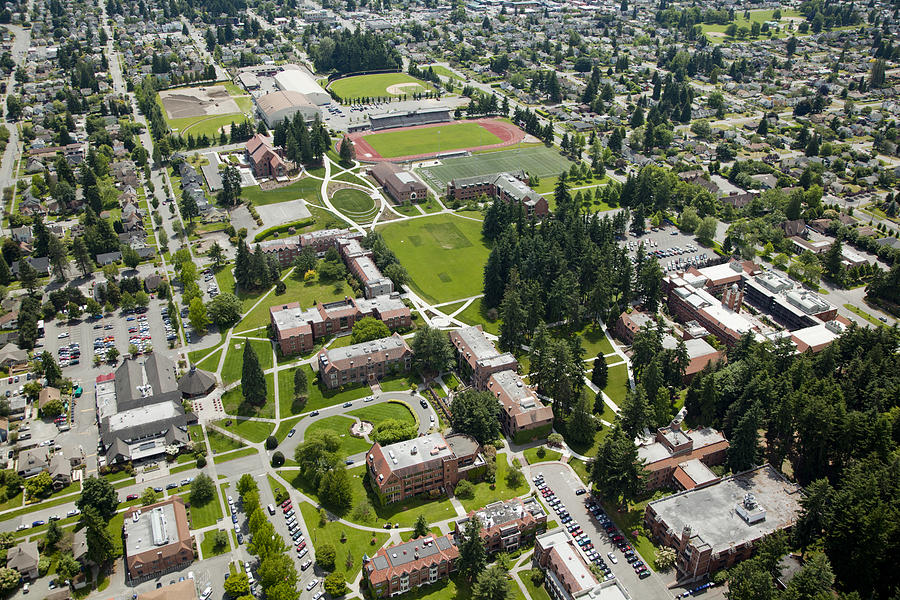 University Of Puget Sound U.p.s., Tacoma Photograph by Andrew Buchanan ...