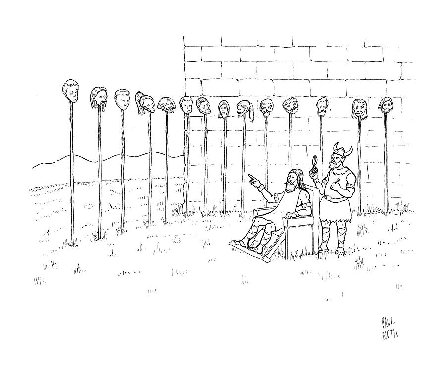 Spears Drawing - New Yorker September 1st, 2008 by Paul Noth