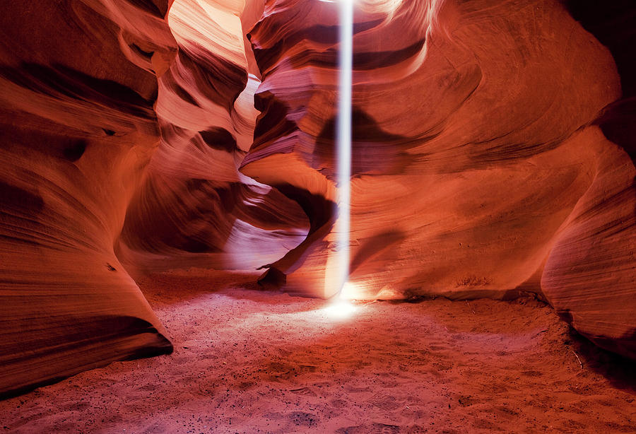 Antelope Canyon Photograph - Upper Antelope Canyon #7 by Powerofforever