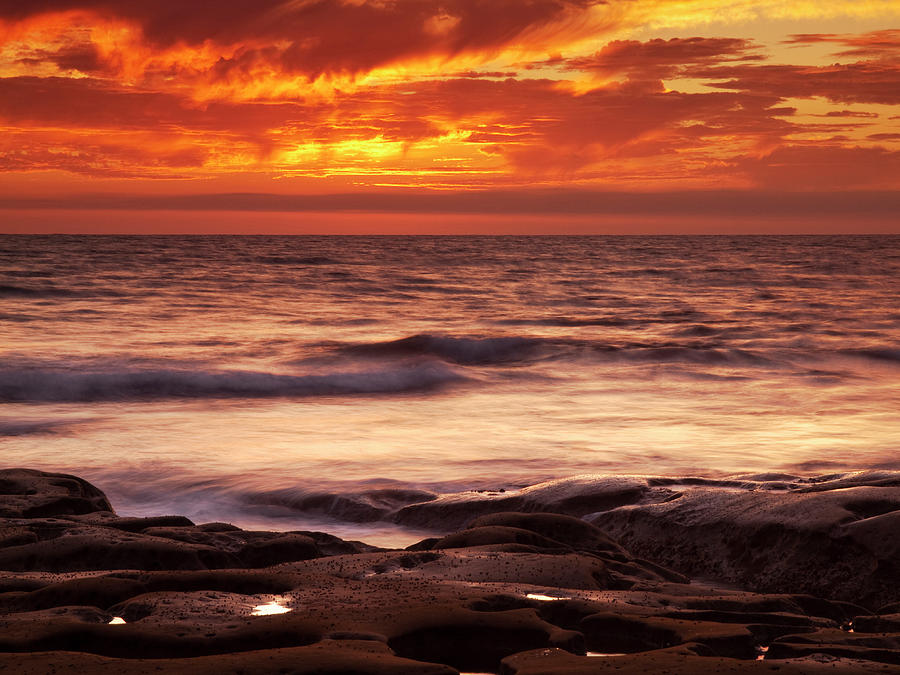 USA, California, La Jolla, Sunset Photograph by Ann Collins | Fine Art ...