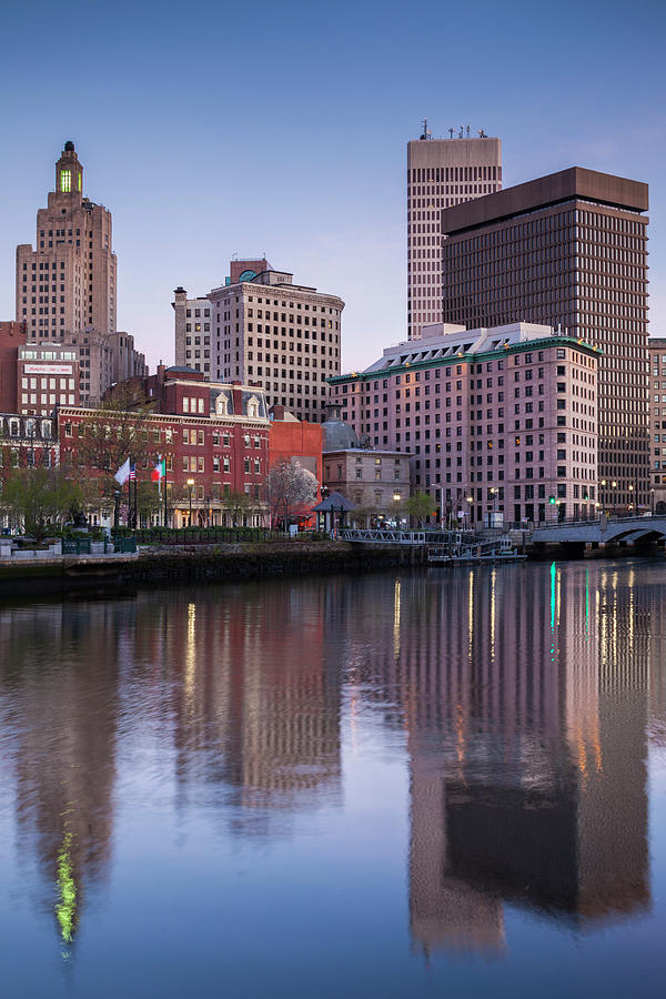 USA, Rhode Island, Providence, City Photograph by Walter Bibikow - Fine ...