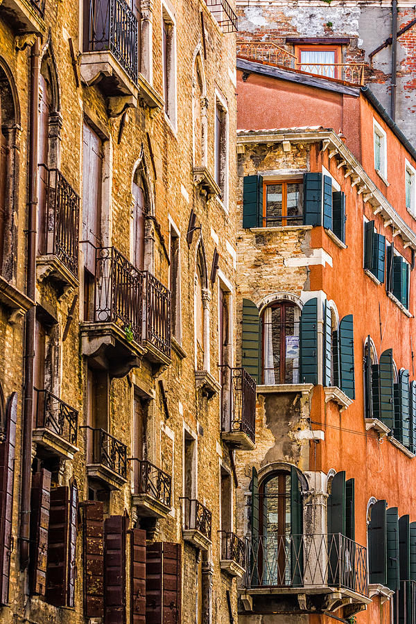 Architecture Photograph - Venetian Houses #7 by Francesco Rizzato