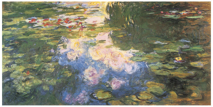 Claude Monet Painting - Water Lilies #7 by Claude Monet