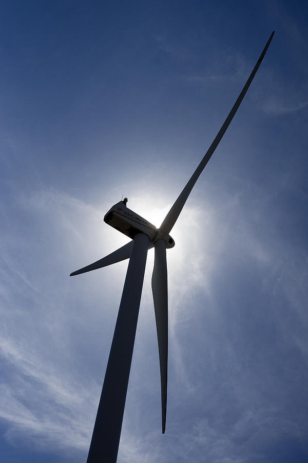 Wind Powered Turbine Electric Generator Photograph by Donald Erickson ...