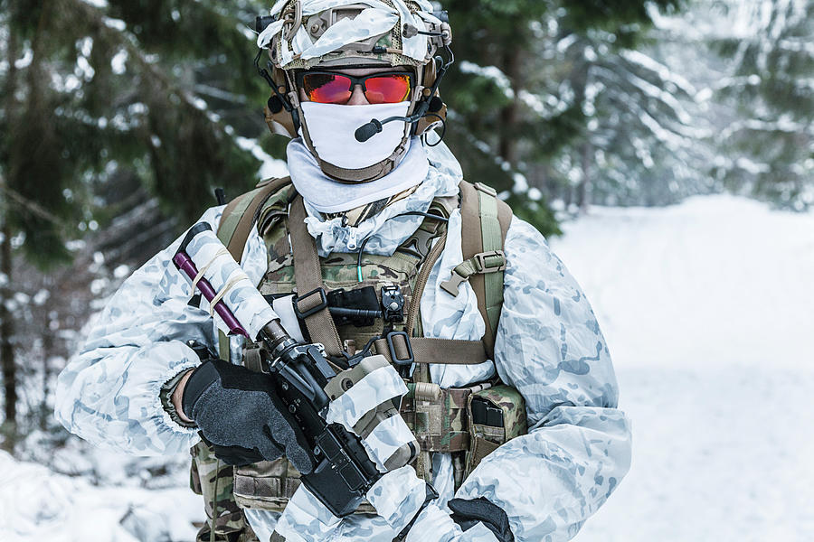 Winter Arctic Mountains Warfare Photograph by Oleg Zabielin - Fine Art ...