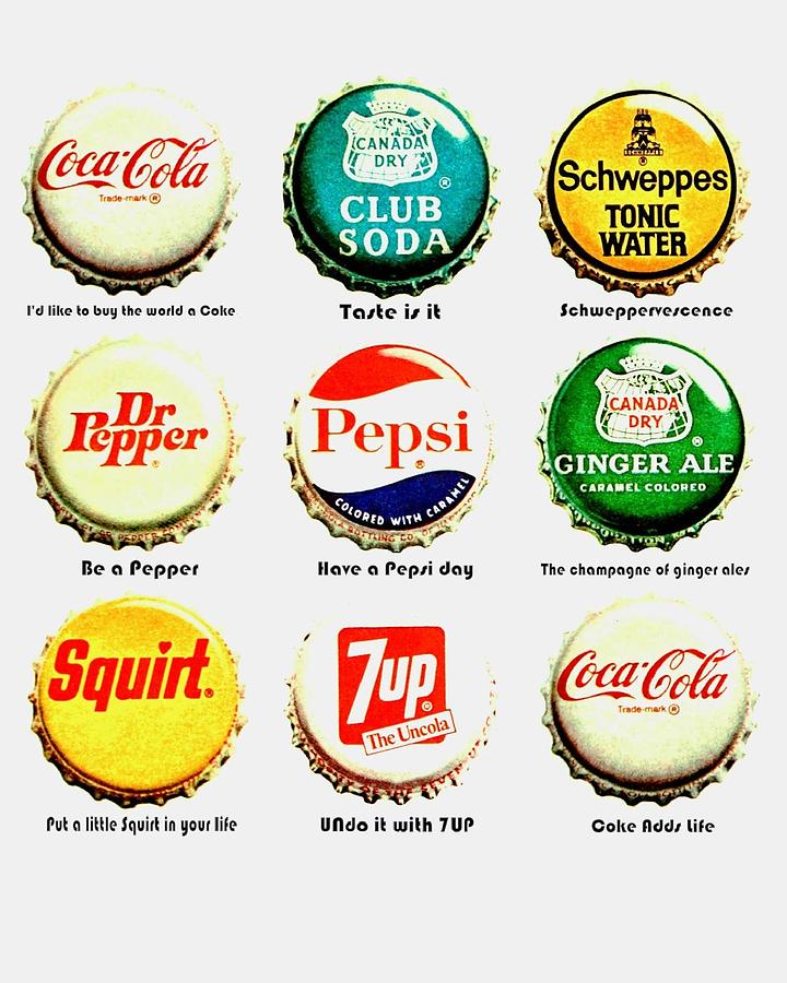 Up Movie Photograph - 70s Soft Drink Slogans by Benjamin Yeager