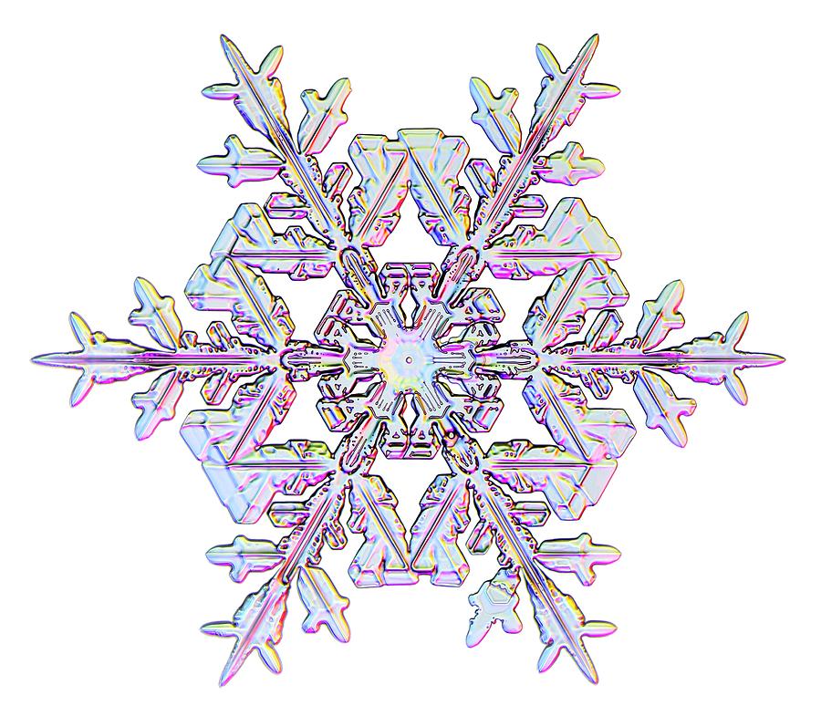 Snowflake #71 Photograph by Kenneth Libbrecht