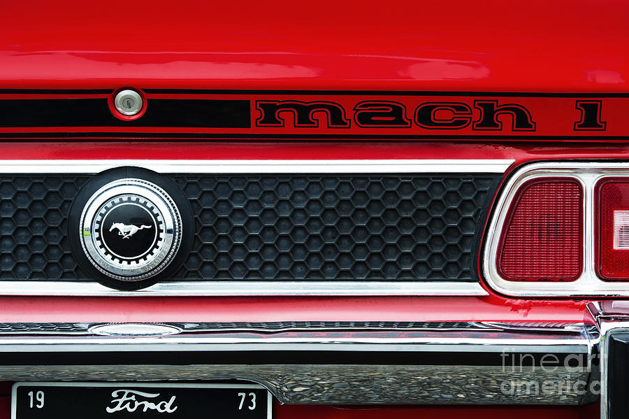 Car Photograph - 73 Mach 1 by Tim Gainey