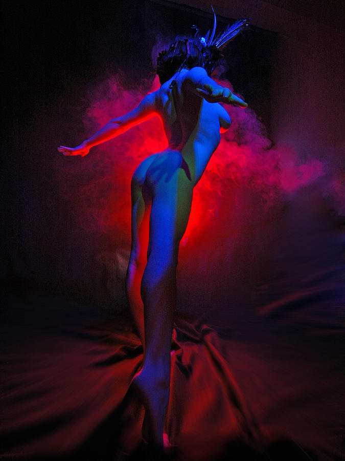 7792 Color Abstract Nude Photograph by Chris Maher