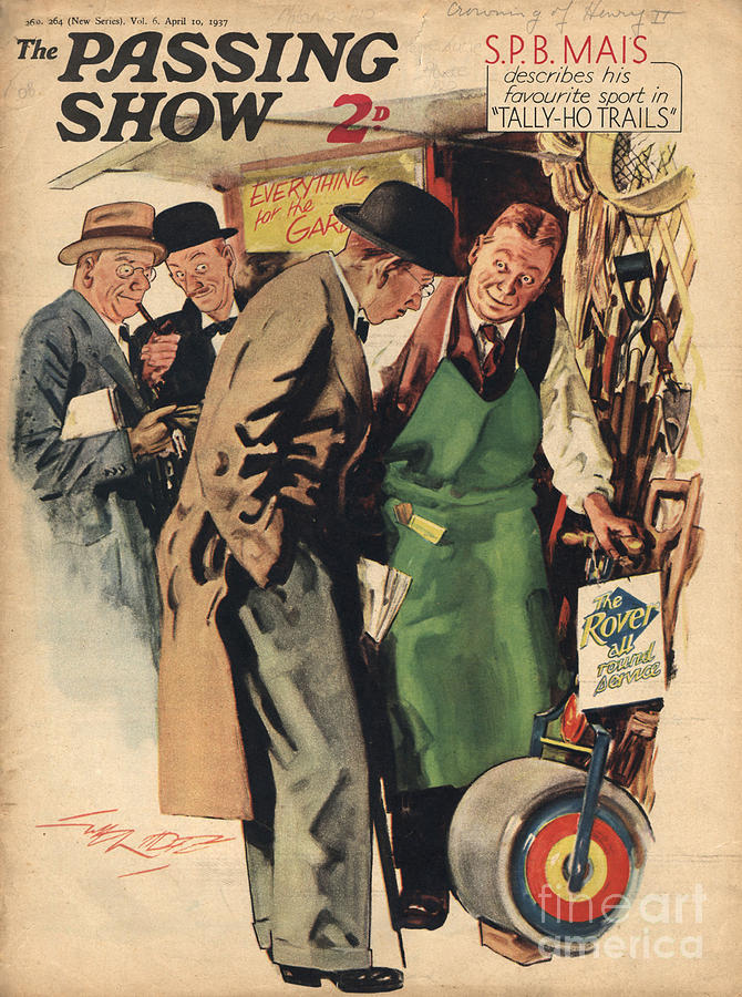 Tool Drawing - 1930s,uk,the Passing Show,magazine Cover #8 by The Advertising Archives